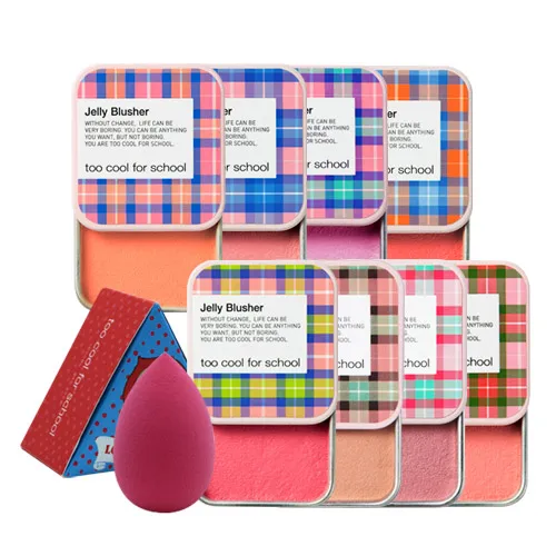 Korea Cosmetic Wholesale OEM Pricate Label Too Cool for School Check Jelly Eyeshadow and Blush on Iluminador 
Korea Cosmetic Wholesale OEM Pricate Label Too Cool for School Check Jelly Eyeshadow and Blush on Iluminador