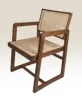 pierre jeanneret le corbusier replica box chair solid teakwood high quality dining room chair