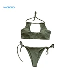 MGOO sexy girl mini brazilian khaki bikini high waist bikini sexy plus size sexy sling bikini swimwear