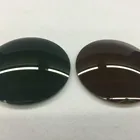 75mm Base 4 / 6 CR39 1.49 Gradient Grey Brown Polarized Lenses Sunglass Lens