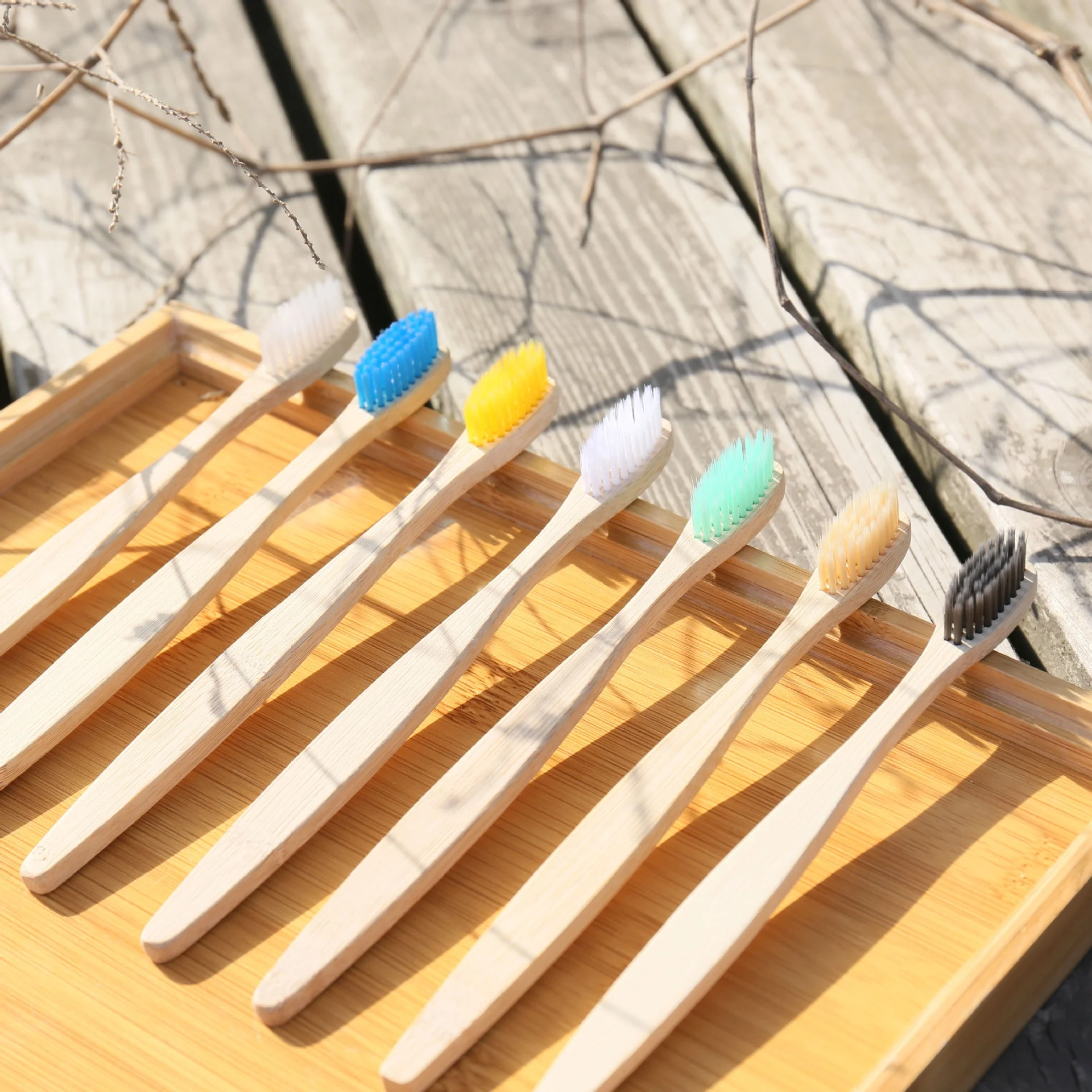 Wholesale Cheap Price Soft Brush Flat Handle 100% Biodegradable Organic Bamboo Toothbrush, Customized color
Wholesale Cheap Price Soft Brush Flat Handle 100% Biodegradable Organic Bamboo Toothbrush, Customized color