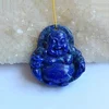 Carving Buddha Pendant Beads Natural Gemstone for Jewelry Making 38x33x11mm 21.8g