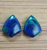 Size 25x16mm,2 Pcs Pair,Blue Sapphire Copper Turquoise Cabochon,Natural Turquoise Fancy Shape Loose Gemstone