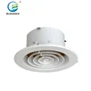 Air Conditioner ABS Plastic vent cover Round Down Jet Ceiling Diffuser With Butterfly damper