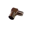 TV plug female angle jack to tv male plug Connector and Terminal for coaxial cable wire Twist-on TV Antenna Coaxial High voltage