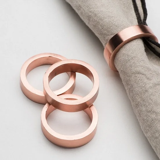 Кольца для салфеток из розового золота