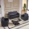 Office Furniture Executive Modern Black Leather Office/Hotel Sofas Design