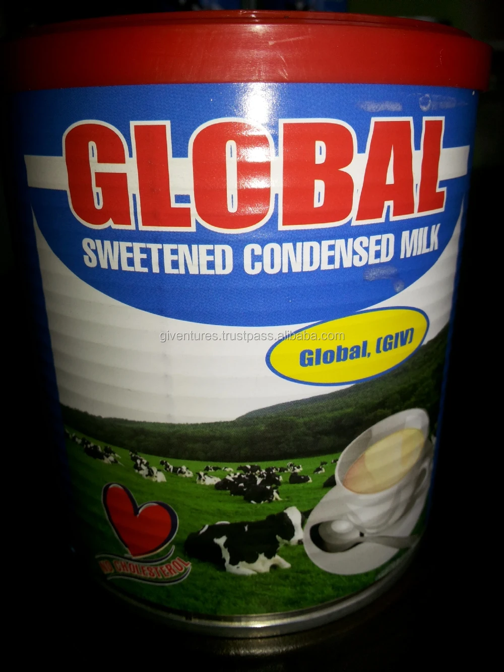 Global Sweetened Condensed Milk / 1kg/ 505g/ 390g/ Best Quality Buy