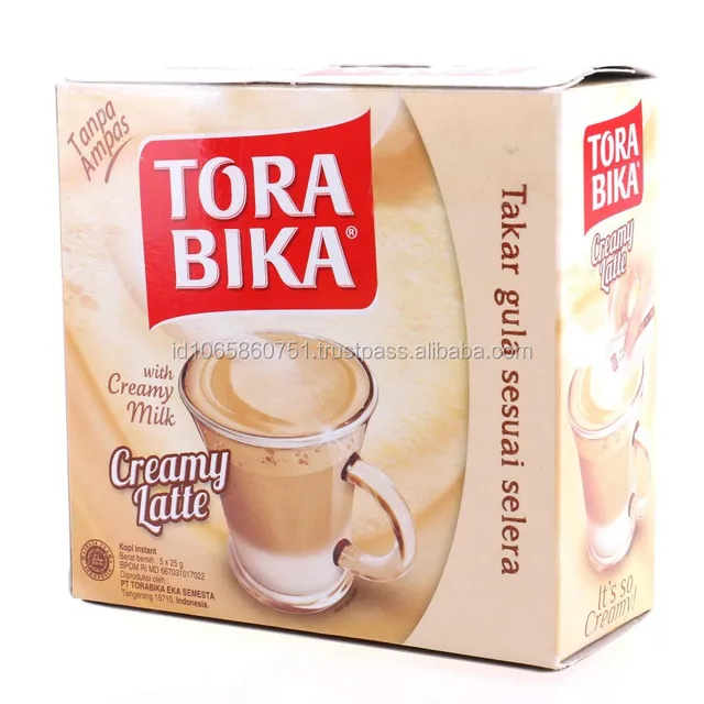 torabika creamy latte coffee instant coffee powder sugar free