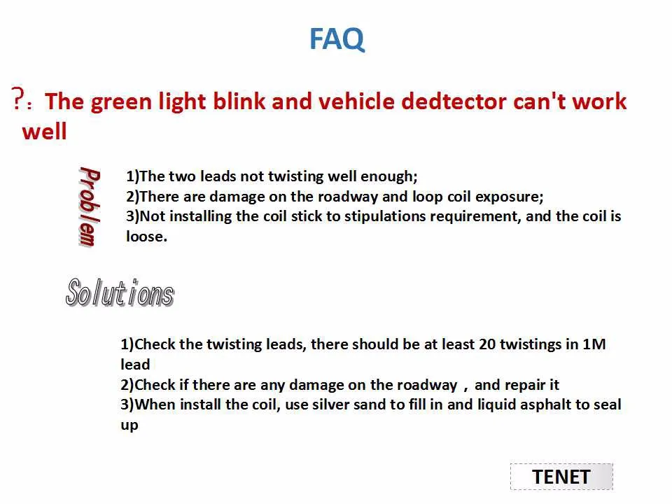 TLD-110 Used to Detect Motor Vehicles Access Detection Inductive Loop Detector