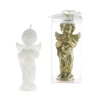 Angel Standing Reading a Book Candle in Gift Box - Gold