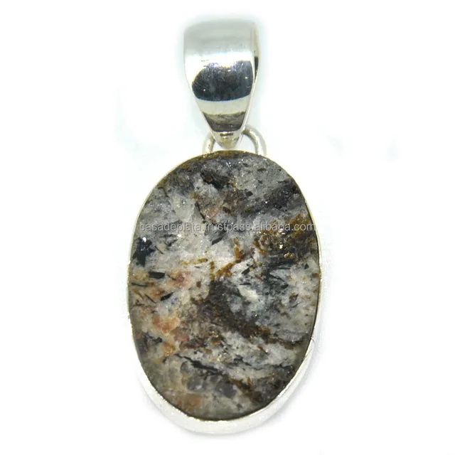 astrophyllite gemstone colored fashion pendant handmade pendant