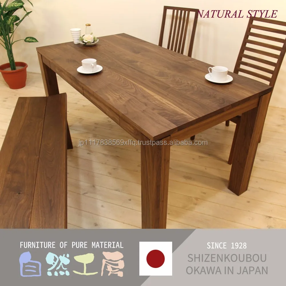 Easy To Use And Fashionable Wooden Dining Table With Drawers For House Use