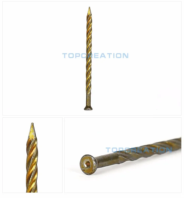 ロールツイスト爪フローリング釘でブランドtopcreation仕入れ・メーカー・工場