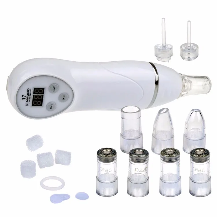 High Quality Easy Operation Blackhead Remover Vacuum Diamond Peeling Cleaner Acne Suction Removal Machine, White
High Quality Easy Operation Blackhead Remover Vacuum Diamond Peeling Cleaner Acne Suction Removal Machine, White