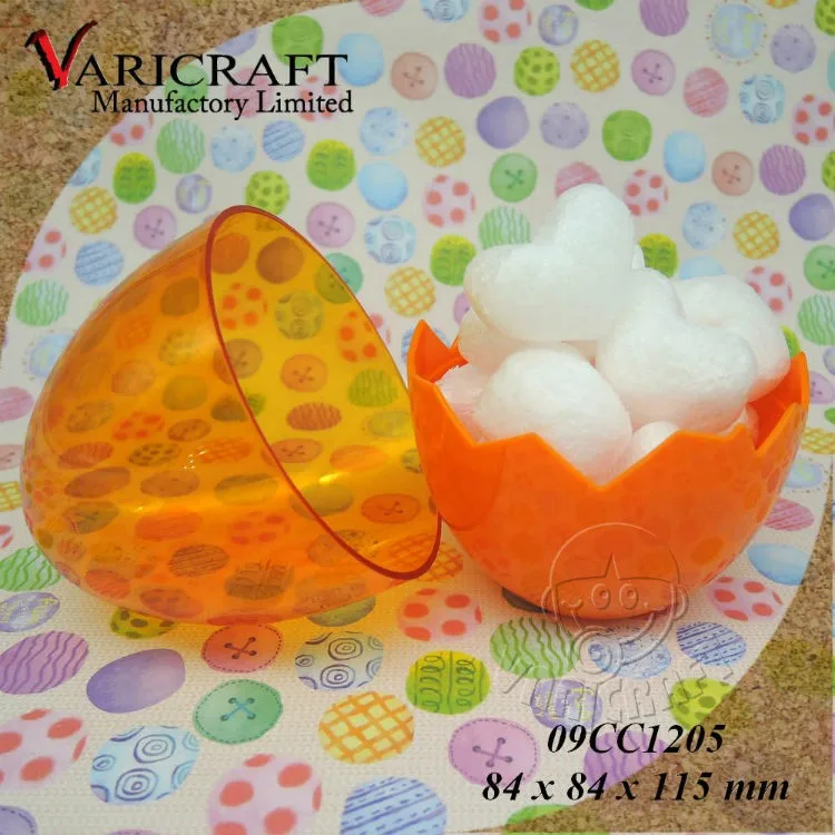 100 Food Grade Clear Plastic Egg Shaped Container / Giftbox Buy Egg