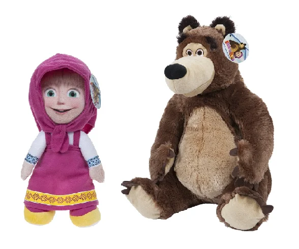 masha and the bear - plush toys characters "masha" &