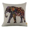 Ultra-soft Velvet Cushion Cover Oil Painting Printed animal Cushion Covers decorative pillow for Home Decor