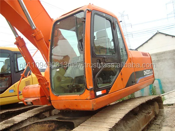 Doosan Excavator Price, Used Doosan Daewoo DH220LC Crawler Excavator for sale