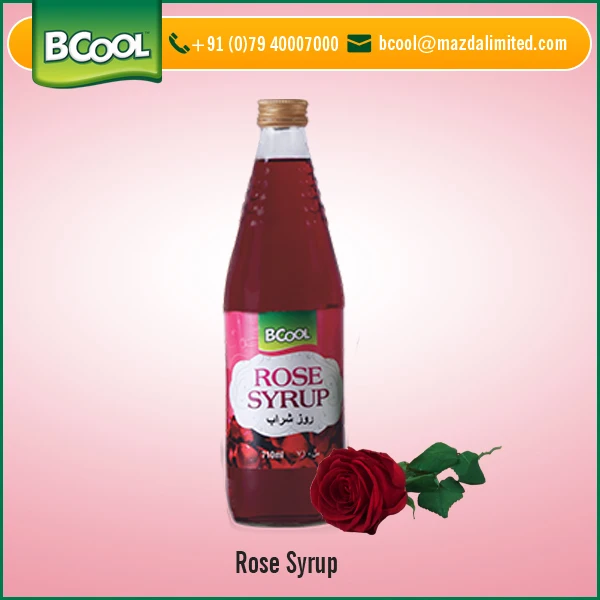 high quality rose flavored syrup