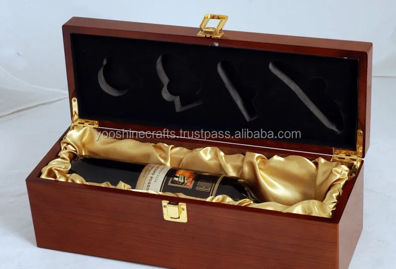 wooden wine box,wooden wine gift box,pine wood