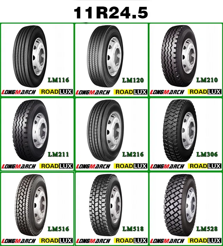 Wholesale semi tires 255 75 r 22.5 11r/22.5 11r/24.5 truck tires for