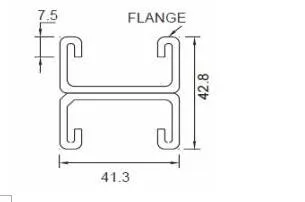 air condition units channel support set rail strut roll forming machine