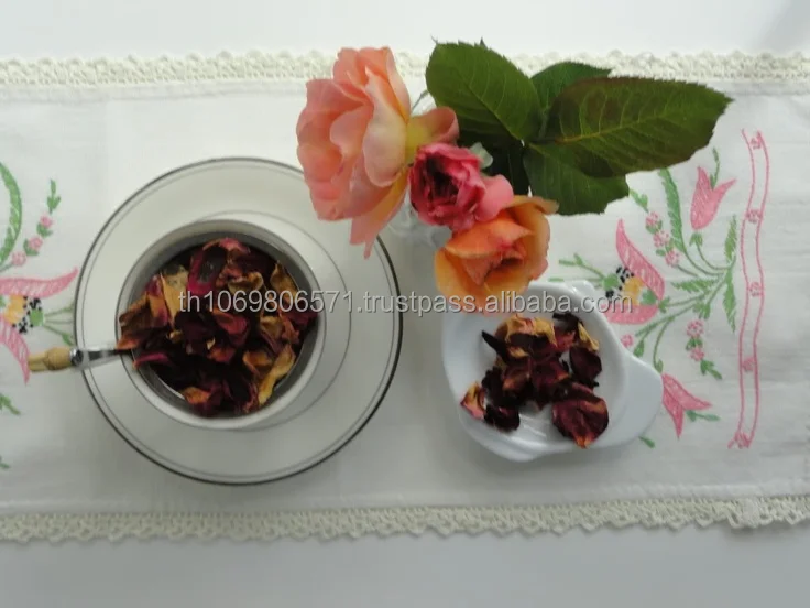 Oolong teat and Rose tea 100% natural dried purple rose petals tea