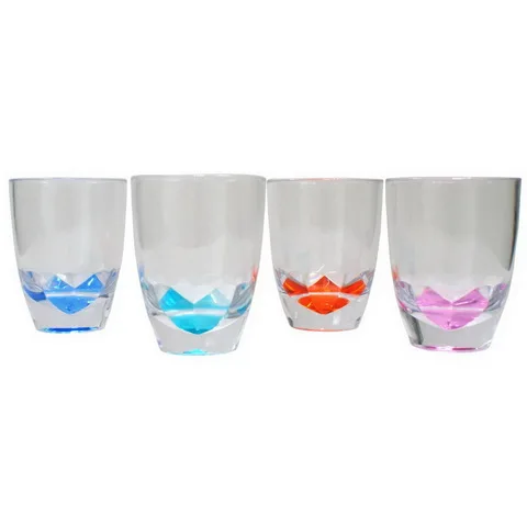 JD0918 Party Tumbler Colored Plastic Tumblers Juice Tumblers Water Cup Tumbler Cold Drink Cups Colored Plastic Cups Restaurant Beverage Cup Drink Cup Plastic Tumbler Restaurant Beverage Cup Drinking Tumbler Ice Tea