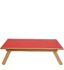 Wooden Foldable Overbed Breakfast Serving Table Tray Laptop Desk Stand Study Table for Students Hospital Bed Tray