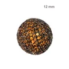 Sterling Silver Jewelry Findings Gemstone Pave Ball Beads