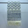 Chevron design Indian Hand Block printed Durries cotton rugs