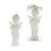 Angel Standing Reading a Book Candle in Gift Box - White