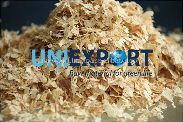 Wood shavings for poultry farm