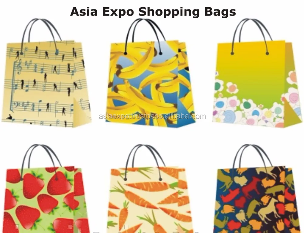 kraft paper gift bags with twisted paper handles