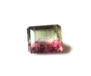 Natural Multi Bio Tourmaline 3 Carat Emerald Cut Octagon Loose Gemstone