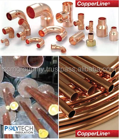 South Korea RED Bronze Pancake Copper Tubes and Pipes
