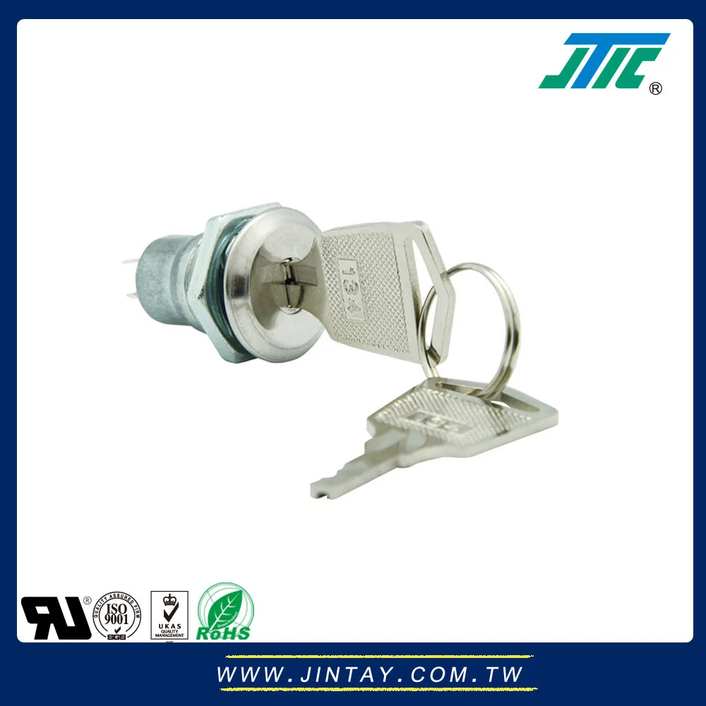 16mm Mid Size Security Power Key Switch Lock Buy Key Switch Lock