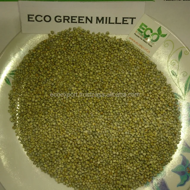 green millet flour