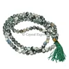 Tree Agate Prayer Mala 108 beads: Wholesale Prayer Mala 108 Beads - Crystal Export