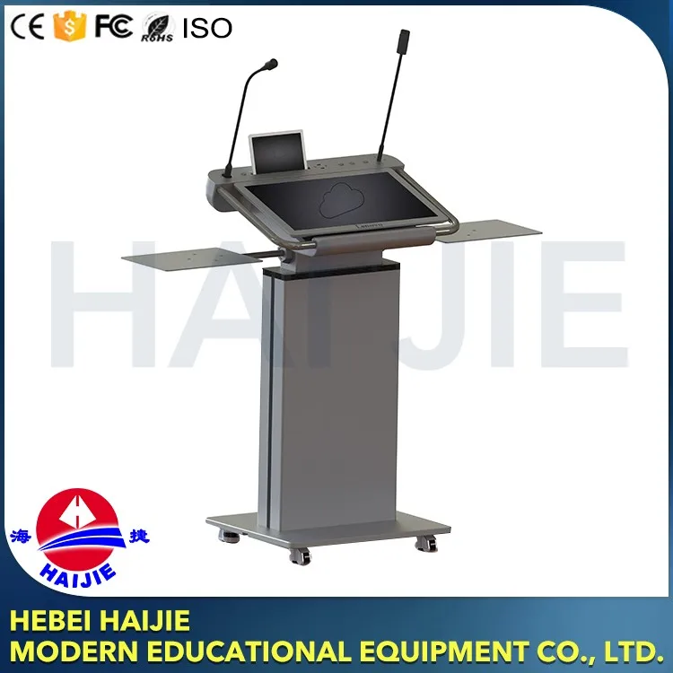 Professional Good Quality Meeting Classroom Digital Digital Steel Podium
