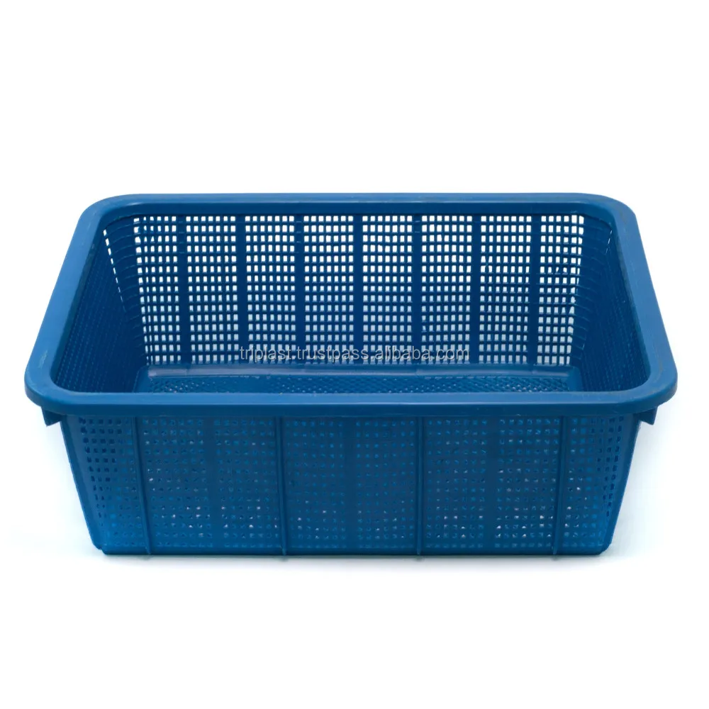 square basket gift basket pp material blue color