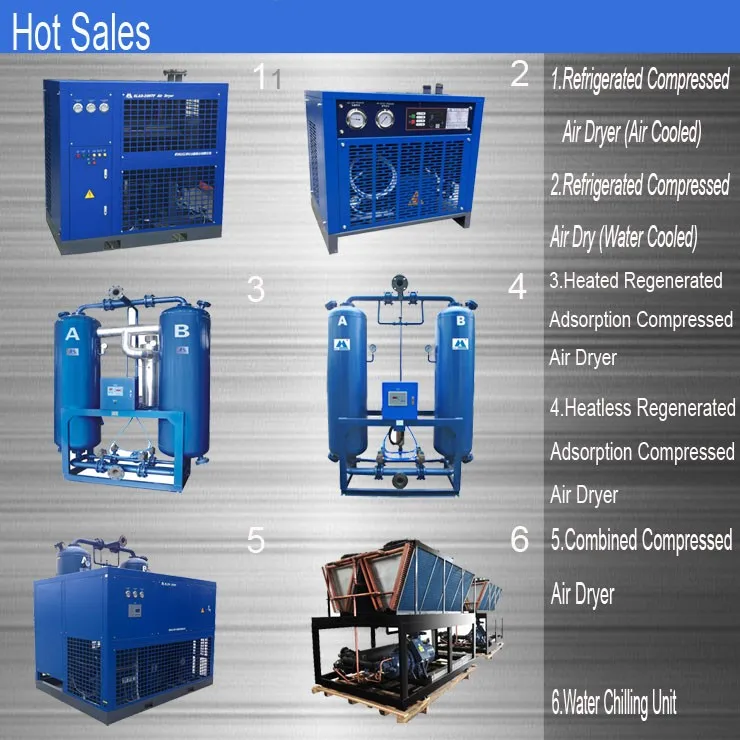 High Efficiency Alternative working condition Heatless Regenerative Adsorption Desiccant Compressed Air Dryer