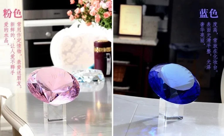 Promo Noblest optical Clear K9 Crystal diamond glass