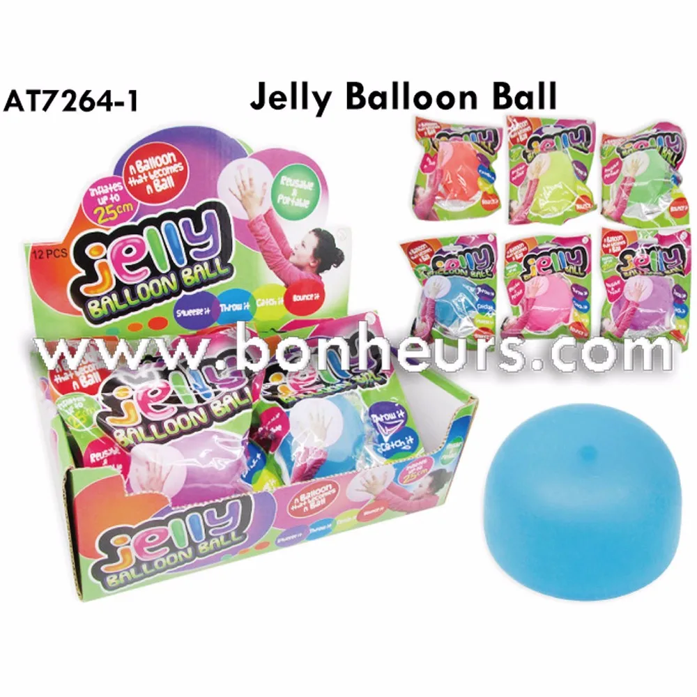New Novelty Toy Colorful Inflat Jelly Balloon Ball Buy Balloon Ball