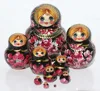 /product-detail/black-dolls-with-vinous-painting-russian-matryoshka-dolls-for-sale-nesting-dolls-for-children-set-10-pc-50029904427.html