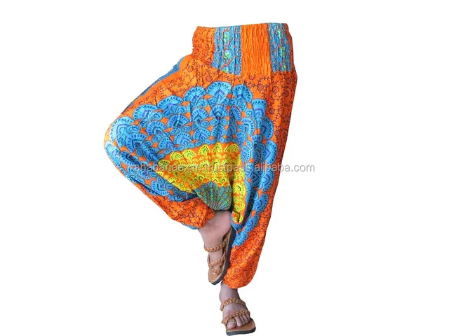 mandala indian yoga afghani style beach wear harem fashion