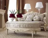 elegant solid wood with Fabric coffee table