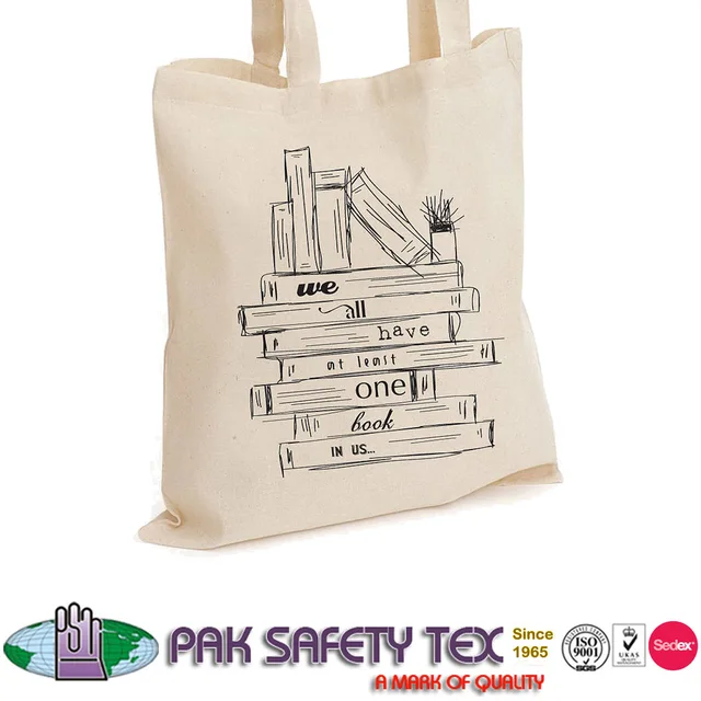 cotton canvas bag / small cotton drawstring bag/grocery bags