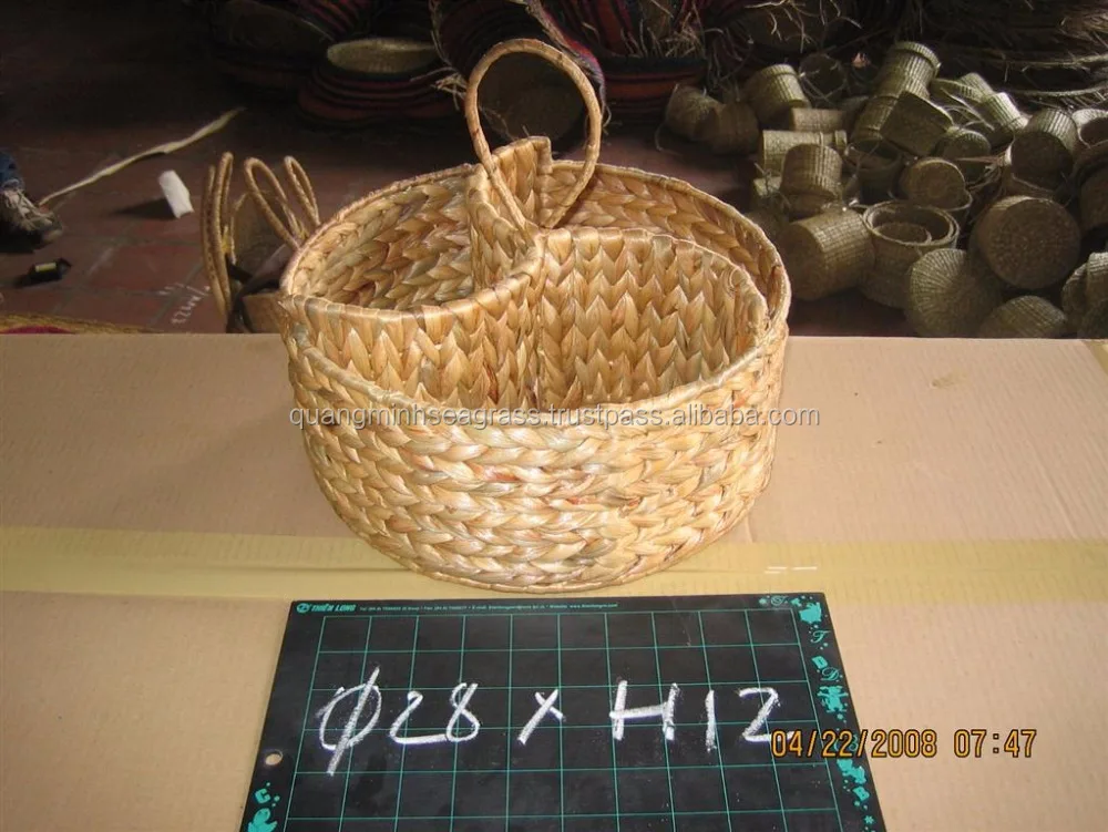 best sale gift basket ecofriendly water hyacinth tray, food tray